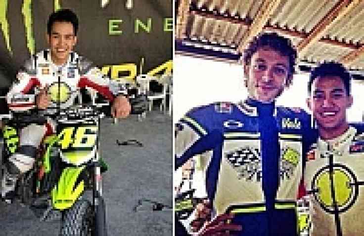 Doni Tata Latihan Bersama Valentino Rossi di Italia