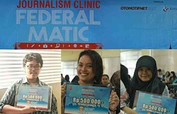 Pemenang Artikel Favorit Journalism Clinic Federal Matic di UNPAD