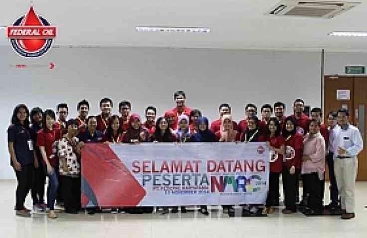 Peserta National Marketing Research Competition Sambangi Pabrik Federal Oil