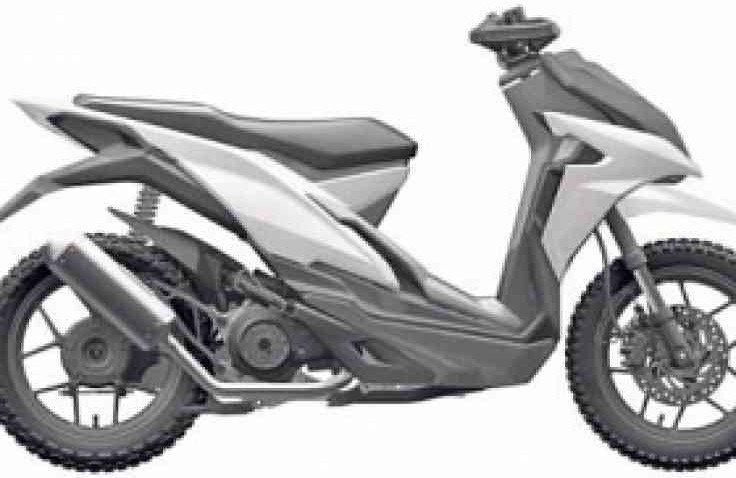 Honda Adventure Scooter, Masih Berbentuk Sketa