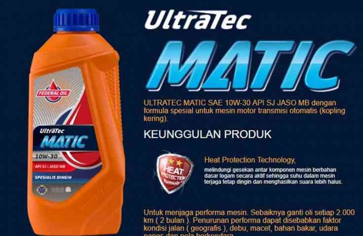 Pakai Motor Matik Lebih Dari 5 Tahun, Pakai Federal Ultratec Matic