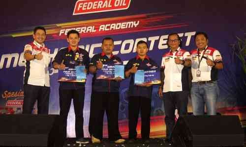 Ini Tiga Mekanik Terbaik Federal Oil Mechanic Contest 2018