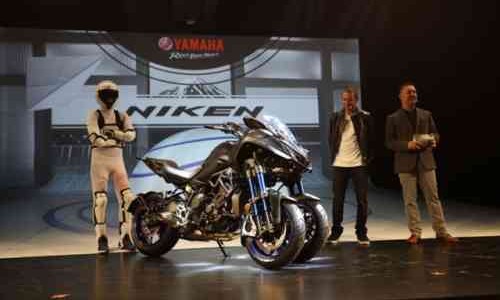 Motor Futuristik Yamaha Niken Ada di IMOS 2018