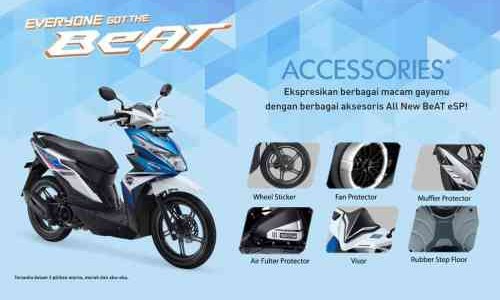 Bikin Tampilan Motor BeAT Kamu Makin Keren Dengan Aksesori Honda BeAT