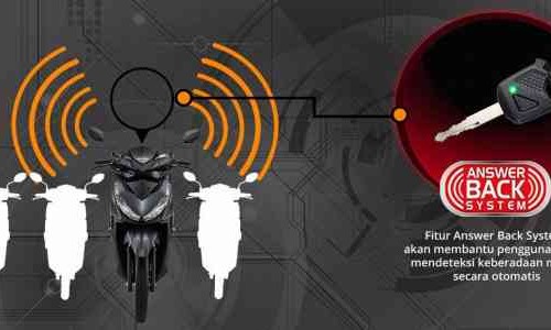 Cari Motor di Parkiran Mudah Dengan Fitur Answer Back System 