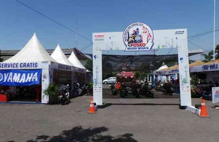 Posko Mudik Yamaha Manjakan Pemudik 2019