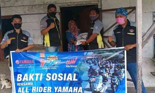 Diler Dan Komunitas Motor Yamaha Di Medan Bersatu Lawan Corona