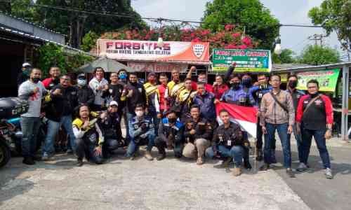  Independence Riding Day 2020, Cara Unik Bikers Tangsel Peringati HUT RI Ke-75