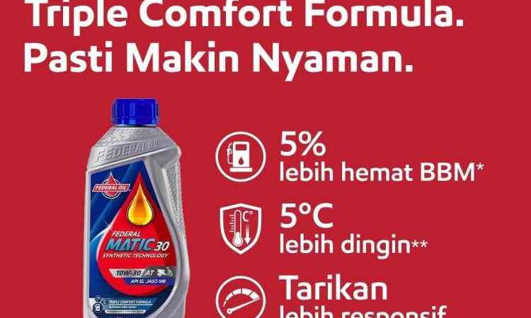 Tarikan Responsif, Mesin Lebih Dingin, dan Irit BBM? Triple Comfort Formula Solusinya!